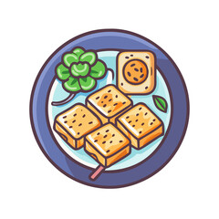  Tasty Grilled Tofu with Peanut Sauce