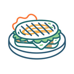  Savory Grilled Vegetable Panini