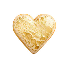 Fototapeta premium Gold Heart Texture Image Valentines Day Background isolated on transparent background