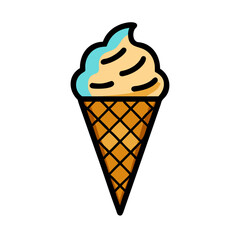  Delicious Ice Cream in a Waffle Cone