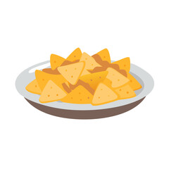  Delicious Plate of Nachos with Cheese