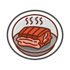  Savory Plate of Smoked Brisket