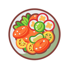  Delicious Platter of Assorted Vegetables