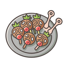  Flavorful Plate of Grilled Lamb Chops