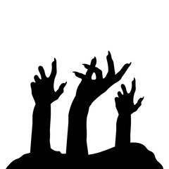 Halloween Zombie Hands