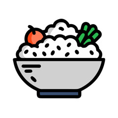  Flavorful Rice Bowl with Vegetables