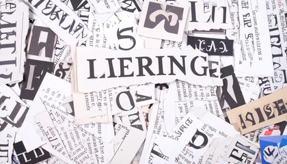 Grunge old newspaper texture background wallpaper