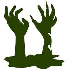 Halloween Zombie Silhouette