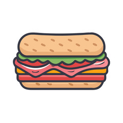  Savory Sandwich with Deli Meat