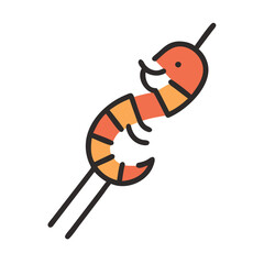  Savory Shrimp on a Skewer