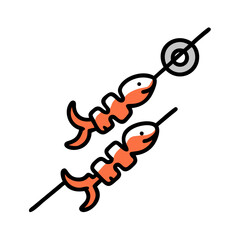  Delicious Skewer of Shrimp