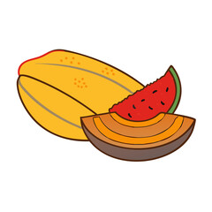  Spicy Sliced Mango with Chili Powder