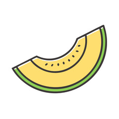  Fresh Sliced Honeydew Melon Design
