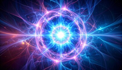 Plasma Energy Core Glow - Futuristic Power Source Radiation