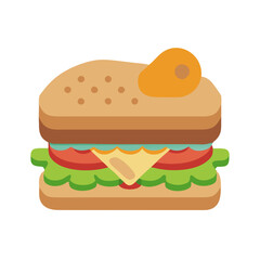  Artistic Turkey and Avocado Sandwich