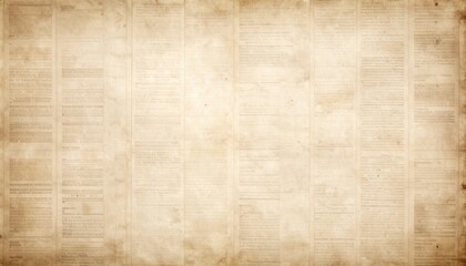 Obraz premium Grunge old newspaper texture background wallpaper