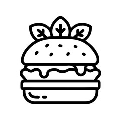  Delicious Veggie Burger with Toppings