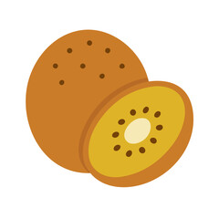 Fototapeta premium Delicious Whole Kiwi Fruit Artwork