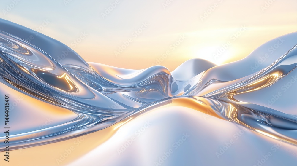 Poster futuristic ai backdrop with glowing lines forming simplified neural connections, bright solar bloom 
