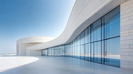 Obraz premium Modern Architectural Design of a Contemporary Building