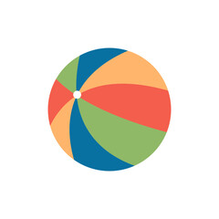 colorful beach ball illustration