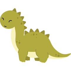 Cute Dinosaur Illustration