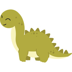 Cute Dinosaur Illustration