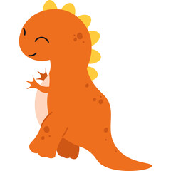 Cute Dinosaur Illustration