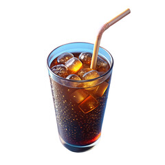 Iced Cola Drink: Refreshing Beverage