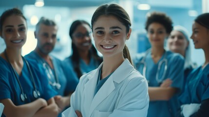 Fototapeta premium The doctors team in hospital