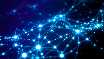 blockchain network connection illustration