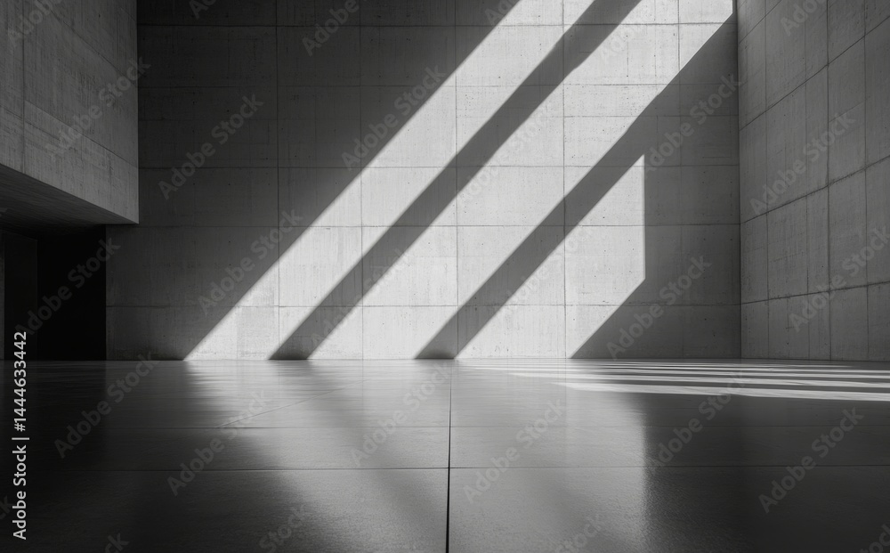Poster a concrete wall in an urban setting has a distinctive texture, characterized by vertical panels with