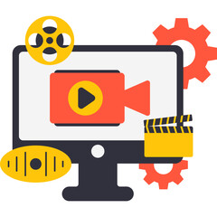 Video Editing Illustration