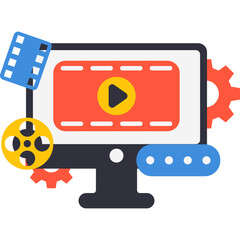 Video Editing Illustration