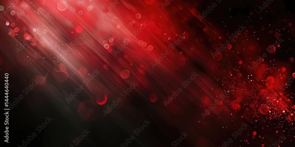 Poster abstract red black line effect on surface of modern template design express seamless style scene. di