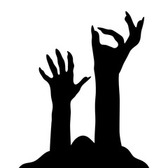 Halloween Zombie Hands