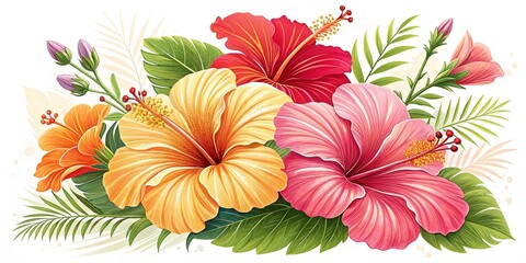 bouquet of red and yellow flowers