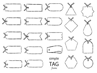 タグセット　フレーム