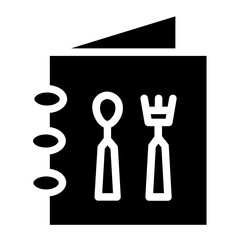 Food Lunch Menu Glyph Icon