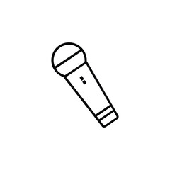 Microphone Icon – modern and dynamic design symbolizing voice, music, and creativity. Perfect for apps, podcasts, streaming platforms, or branding that amplifies sound and connection