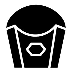 Contour Fast Food Glyph Icon
