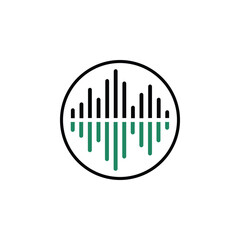 Radio Wave Icon – sleek and vibrant design symbolizing signal, connection, and communication. Ideal for apps, media projects, or branding that values reach, clarity, and innovation.
