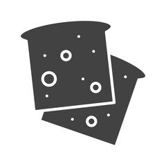 Bread icon vector image. Suitable for mobile apps, web apps and print media.