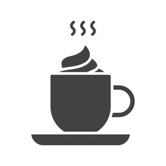 Cappucino icon vector image. Suitable for mobile apps, web apps and print media.