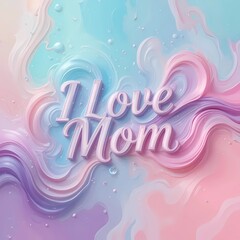 Celebrate motherhood with heartfelt messages in pastel colors for Mother's Day