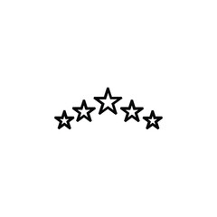 Simple star rating icon perfect for reviews, feedback, customer satisfaction, and ecommerce platforms. Boosts trust and visibility in any design
