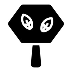 Park Tree Leaves Glyph Icon