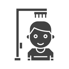In the Shower icon vector image. Suitable for mobile apps, web apps and print media.