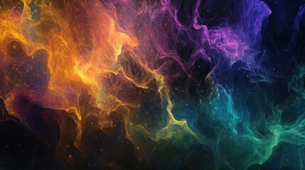 Fototapeta premium Abstract cosmic nebula