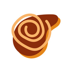 Brown Aesthetic Shape Element